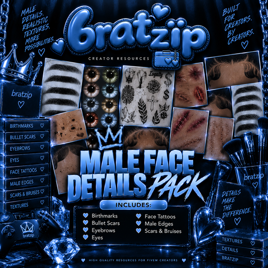 Male Face Details Pack