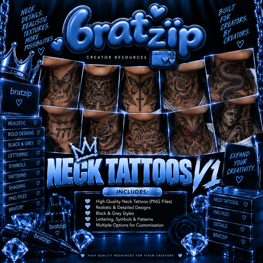 Neck Tattoos V1