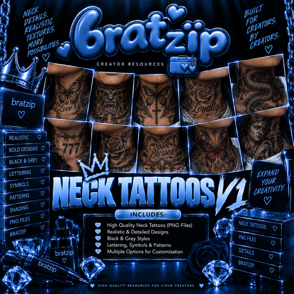 Neck Tattoos V1