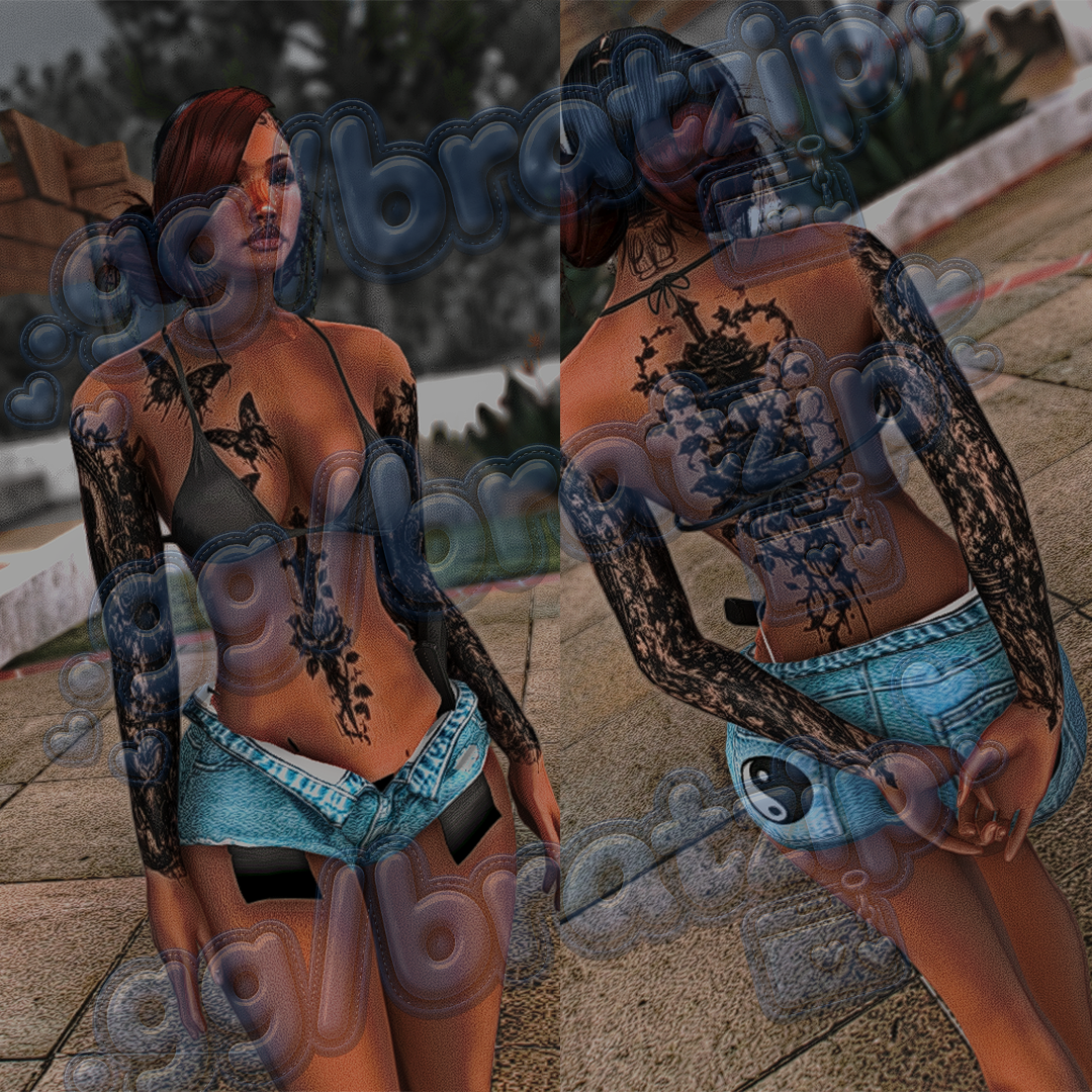 Custom Male/Female Chest Hair Tattoos