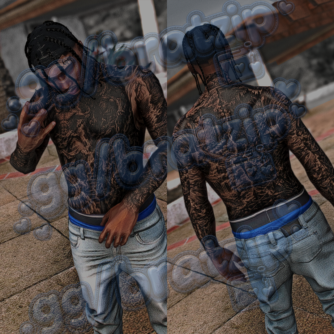 Custom Male/Female Chest Hair Tattoos