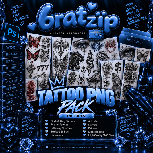 100+ Tattoo PNG Pack