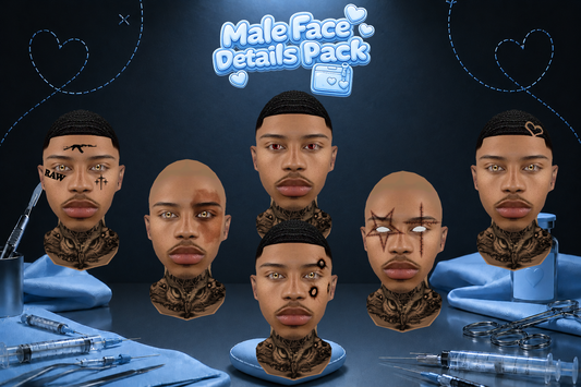 Male Face Details Pack