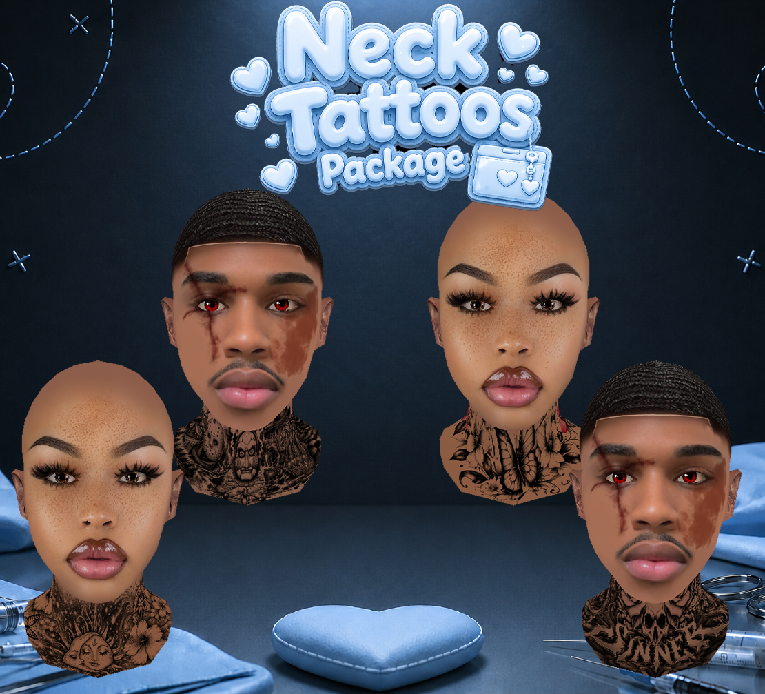 Neck Tattoos V1